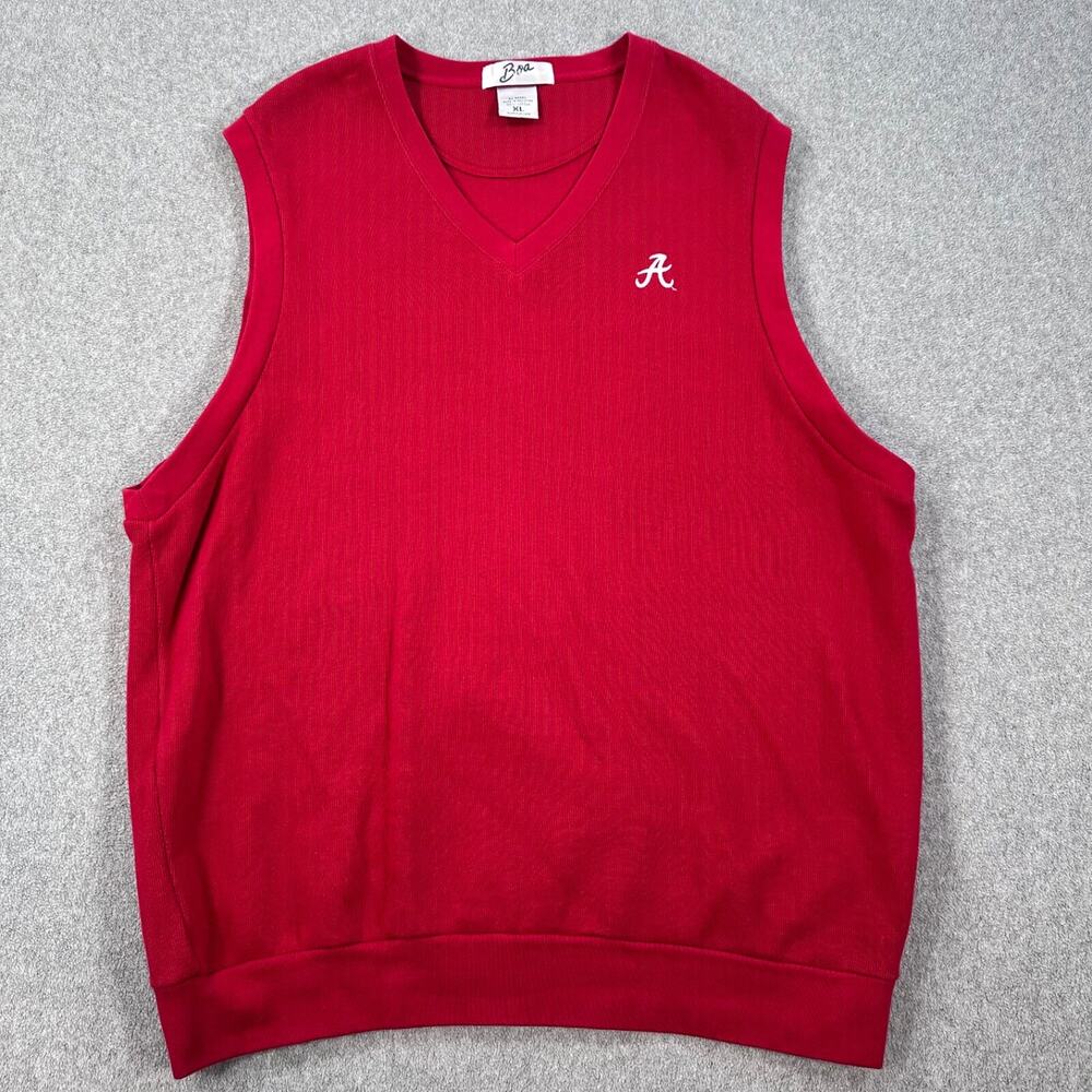 Alabama Crimson Tide Knit Sweater Vest Men XL V-Neck Boa by Blue Dolphin Designs